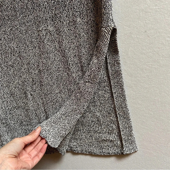 Wilfred Aritzia Palmier Grained Gray Tunic Sleeveless Side Slit Sweater Sz XS - Picture 4 of 11